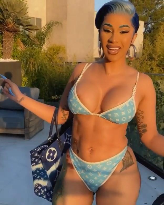 Cardi B Bikini Rant Outdoor Video Leaked