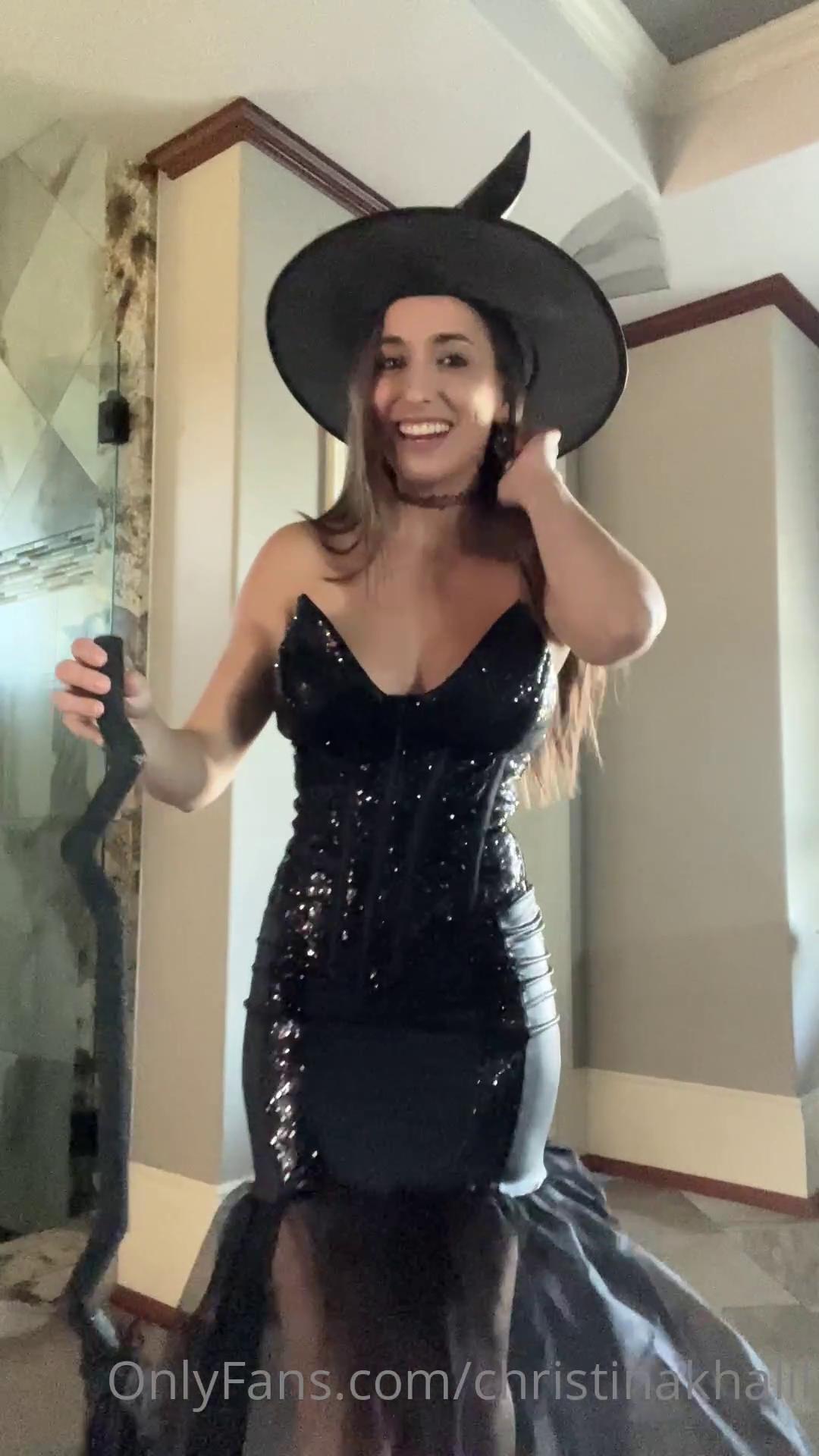 Christina Khalil Halloween Try On Haul Onlyfans Video Leaked