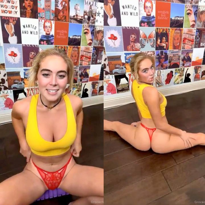 Grace Charis Livestream Stretching Thong Video Leaked