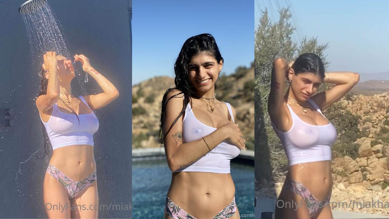 Mia Khalifa $100 Boobs See Through Video Leaked