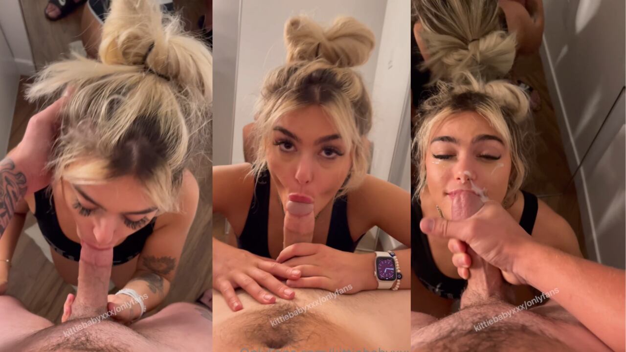 KittieBabyXXX BJ Facial Porn Video Leaked