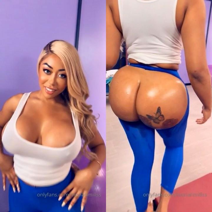 Moriah Mills Gym Ass Nude OnlyFans Video Leaked