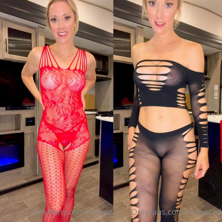 Vicky Stark Body Stockings Try On Haul Onlyfans Video Leaked