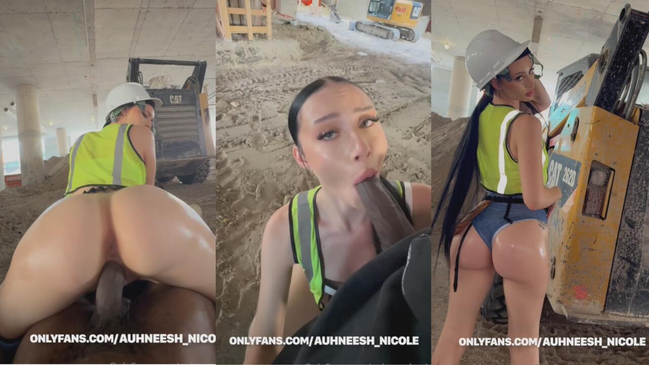 Auhneesh Nicole Construction Sex Tape Video Leaked