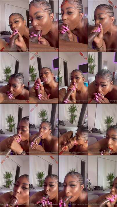 Nene Banks erome sloppy blowjob